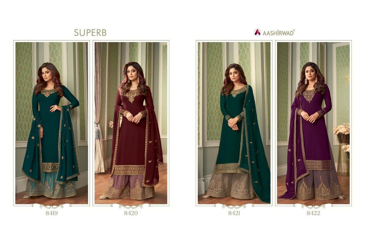 Aashirwad Creation Superb 8419-8422 Series 5