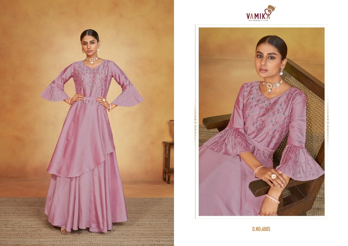 Vamika Fashion Pallavi Vol-1 6001-6008 Series 5