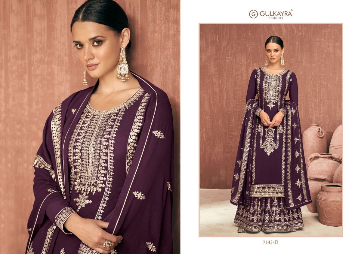 Gulkayra Designer Royal Gold 7143 Colors 4