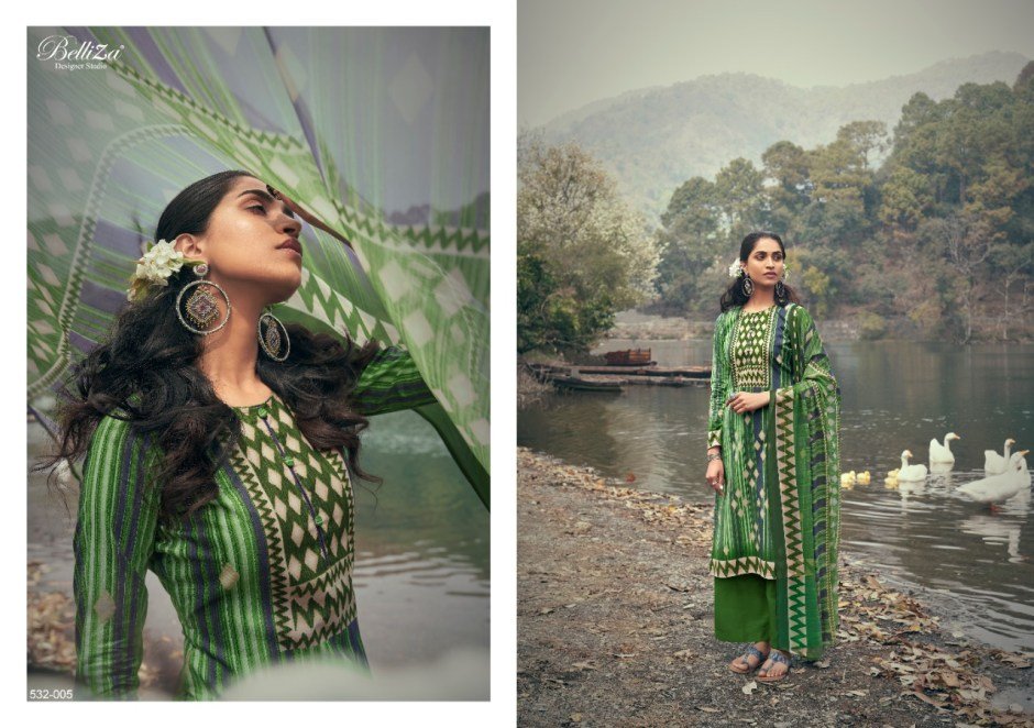 Belliza Designer Festive Fusion 532-001 to 532-010 Series 5