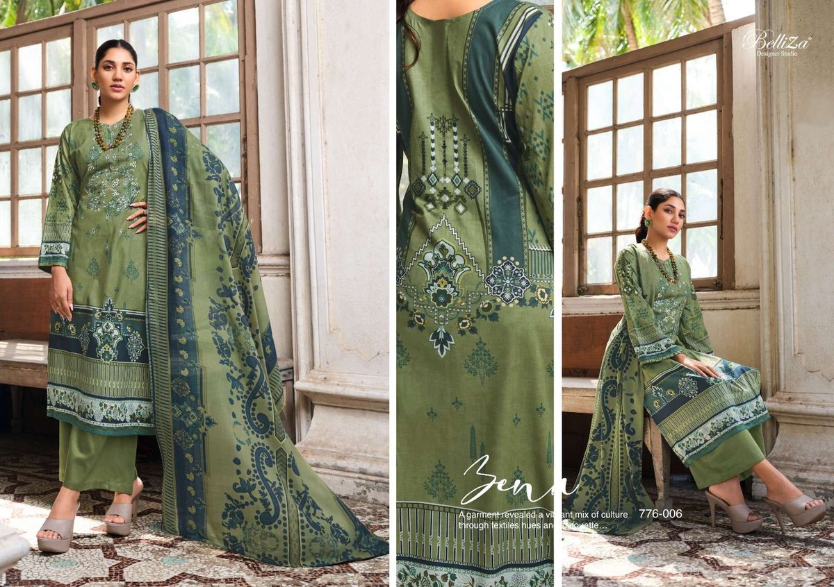 Belliza Designer Naira Vol-4 776-001 to 776-010 Series 6