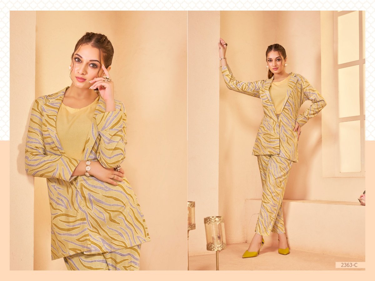 BIPSON PRINTS TRENDY 2363-A TO 2363-D 3