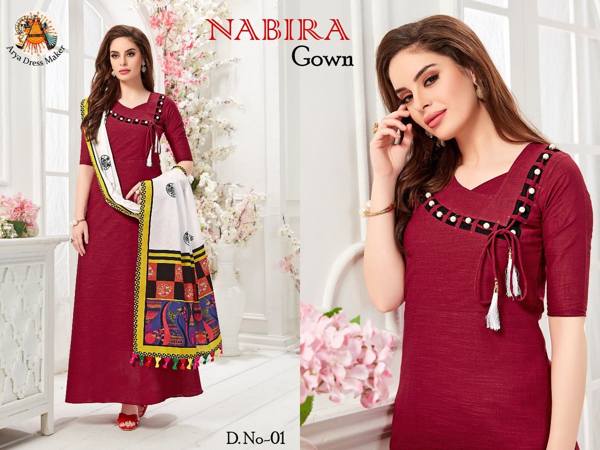 Arya Dress Maker Nabira Gown 01-06 Series 1
