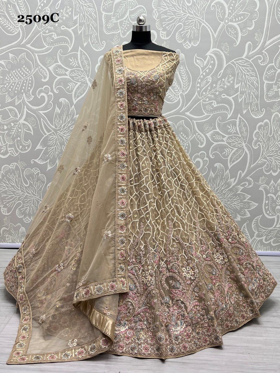 Anjani Art Bridal Lehenga 2509 Colors 6