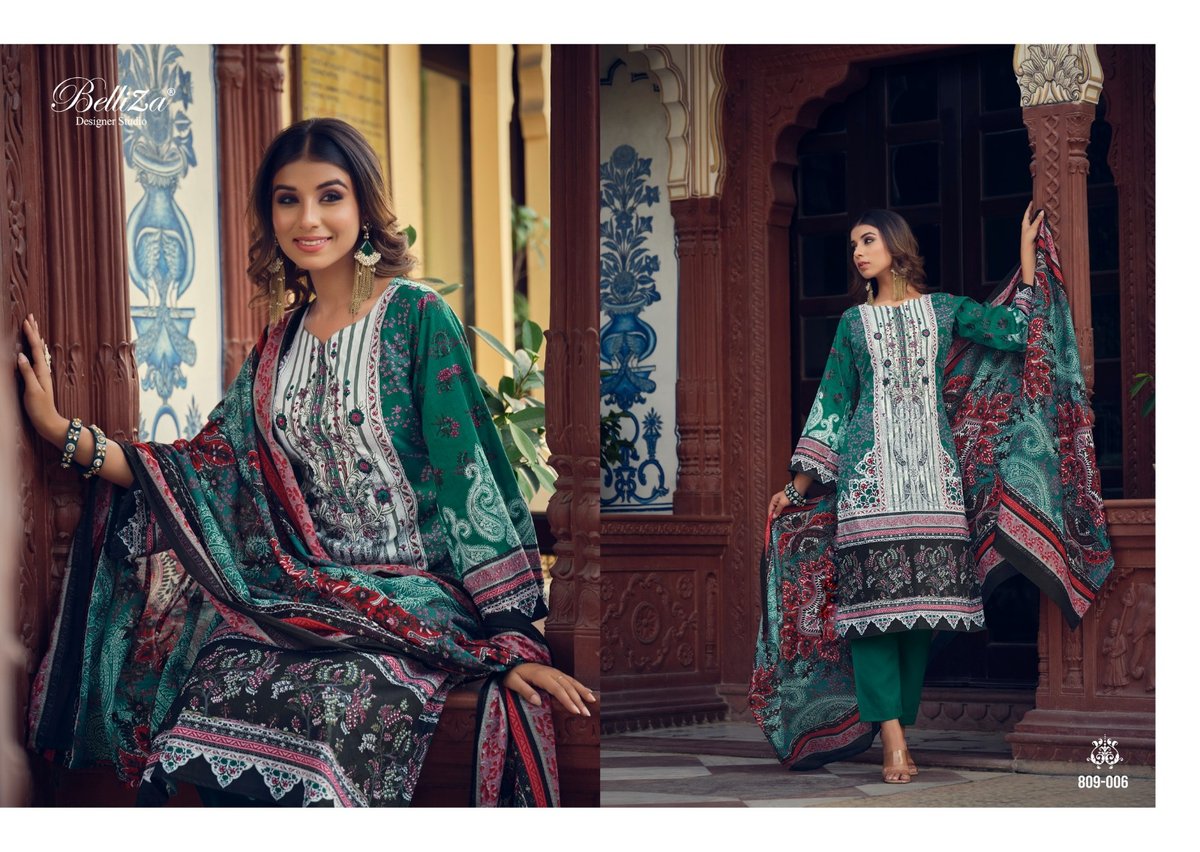 Belliza Designer Naira Vol-15 809-001 to 809-010 Series 6
