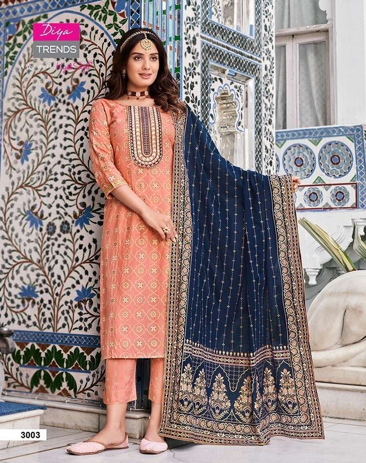 Diya Trends Alveera Vol-3 3001-3008 Series 3