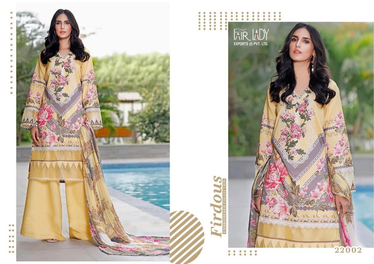 Fair Lady Firdous Jade Embroidered Collection 22001-22006 Series 2