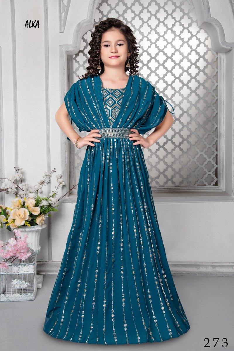 Alka Kidswear Gown 272-274 Series 2