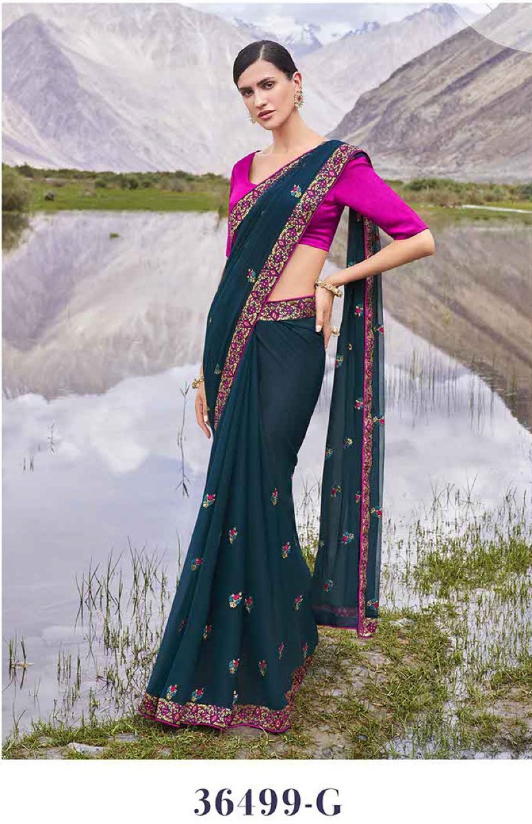 Anushree Saree Lavanya 36499 Colors 7