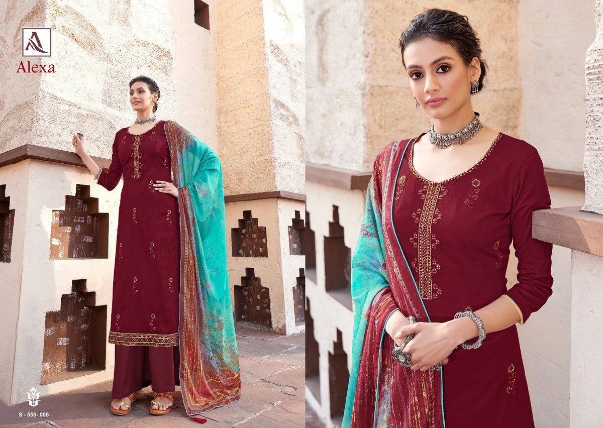 Alok Suits Alexa 550-001 to 550-010 Series 6