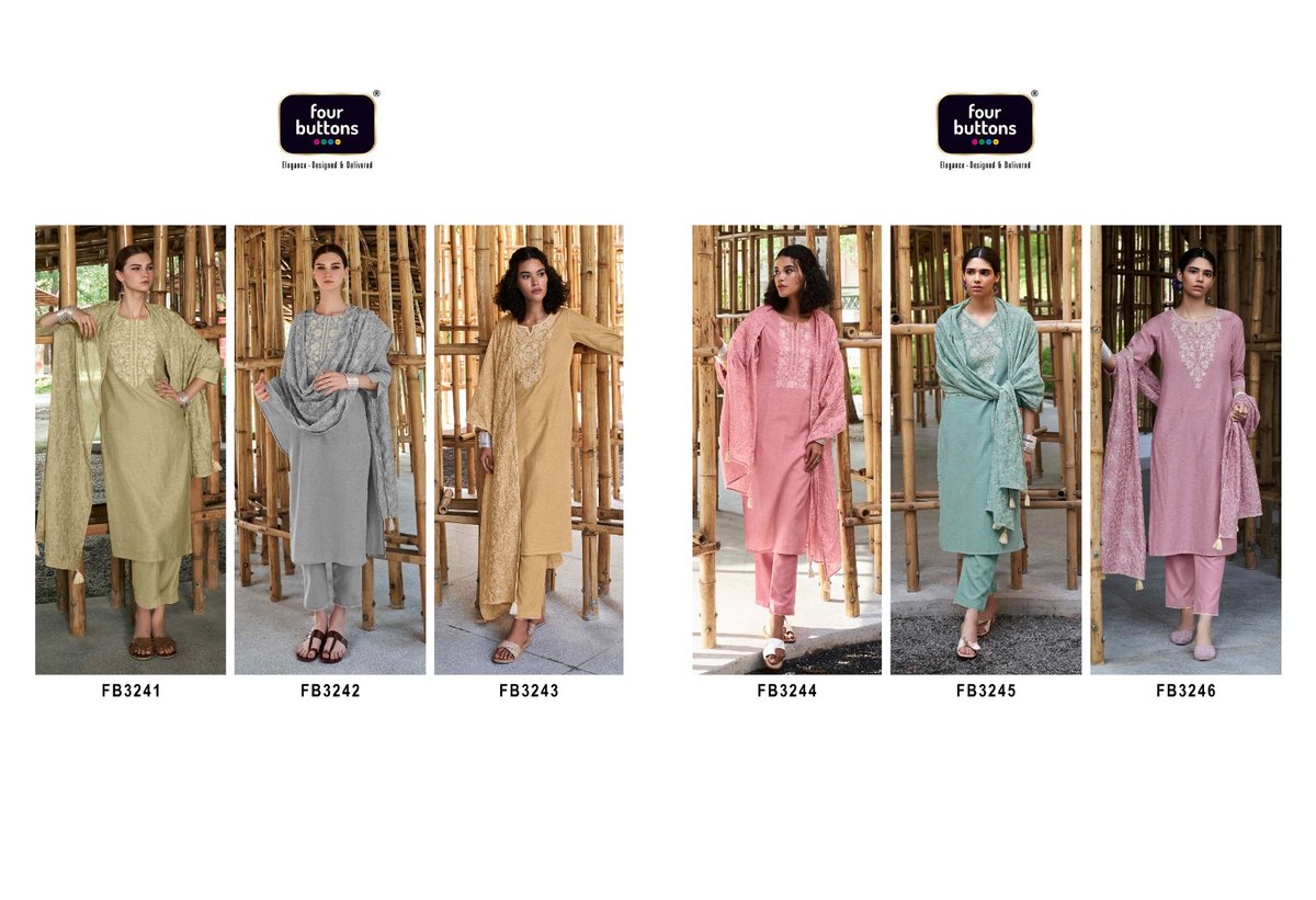 Four Buttons Ambar Vol-2 3241-3246 Series 7