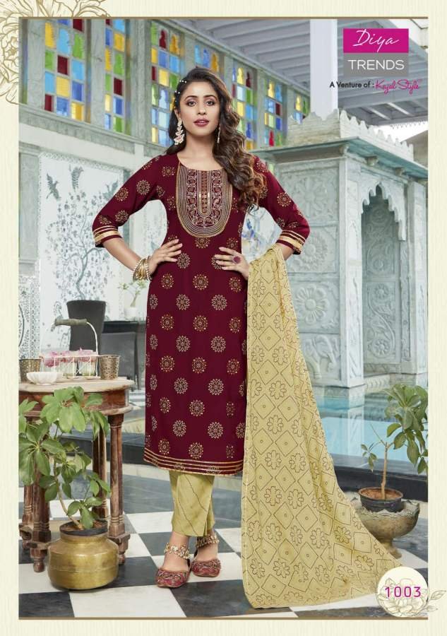 Diya Trends Alveera Vol-1 1001-1010 Series 3