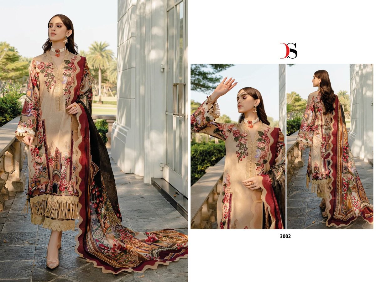 Deepsy Suit Firdous Solitaire Vol-3 Nx 3002-3007 Series 1