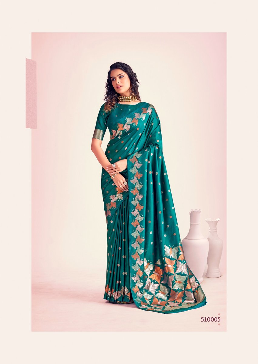 RAJPATH BUTTER FLY SILK 510001 TO 510006 5