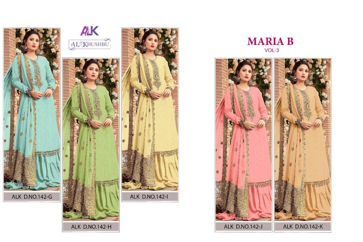 AL Khushbu Maria B Vol-3 142 Colors 6