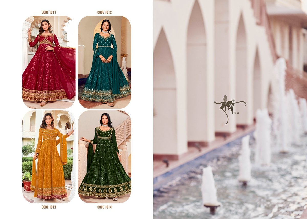 RADHA FLORAL VOL-02 1011 TO 1014 5
