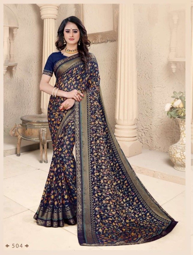 Ishika Sarees Varnika Brasso 501-506 Series 4