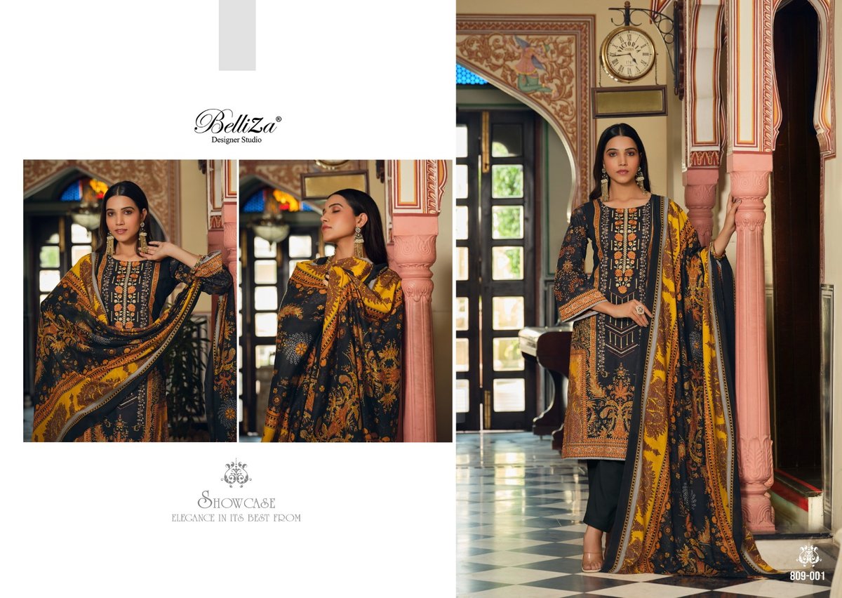 Belliza Designer Naira Vol-15 809-001 to 809-010 Series 1