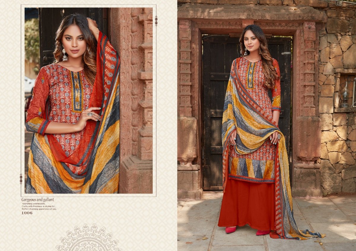 Anita Silk Mills Patola 1001-1008 Series 6