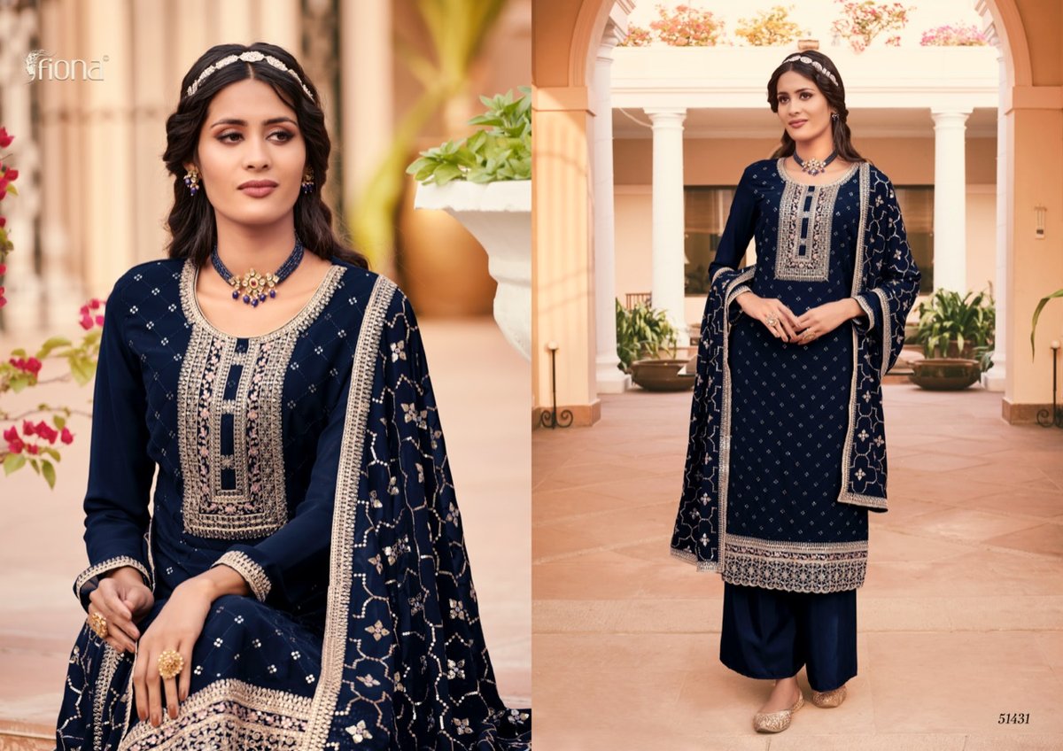 Fiona Hazel Heavy Dupatta 51431-51434 Series 2