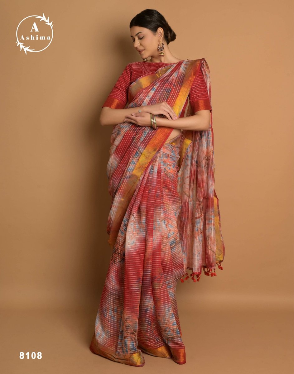 Ashima Saree Kaatha Cotton 8101-8108 Series 8