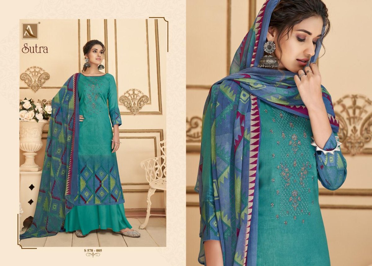 Alok Suits Sutra 578-001 to 578-010 Series 5