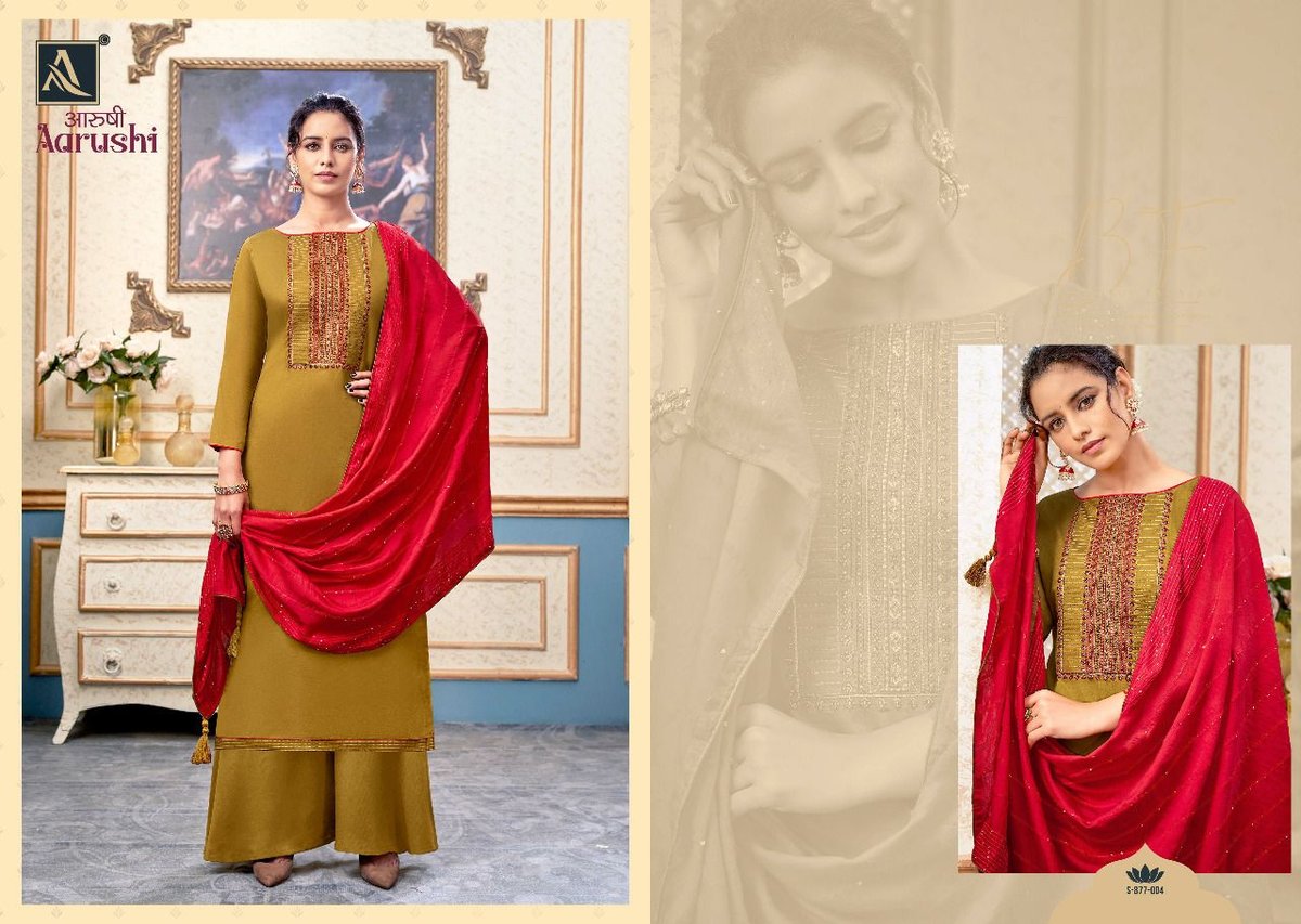 Alok Suit Aarushi 877-001 to 877-008 Series 4