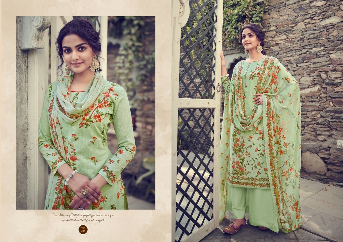 Belliza Designer Nazia 538-001 to 538-010 Series 4