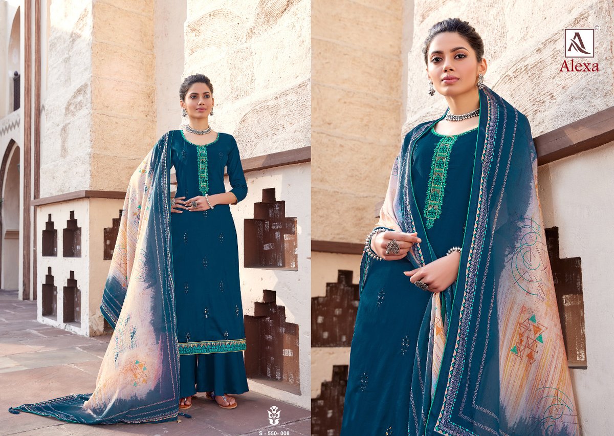 Alok Suits Alexa 550-001 to 550-010 Series 8