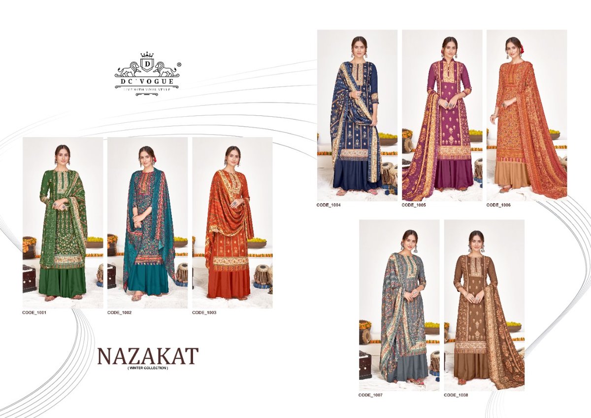 DC Vogue Nazakat 1001-1008 Series 9