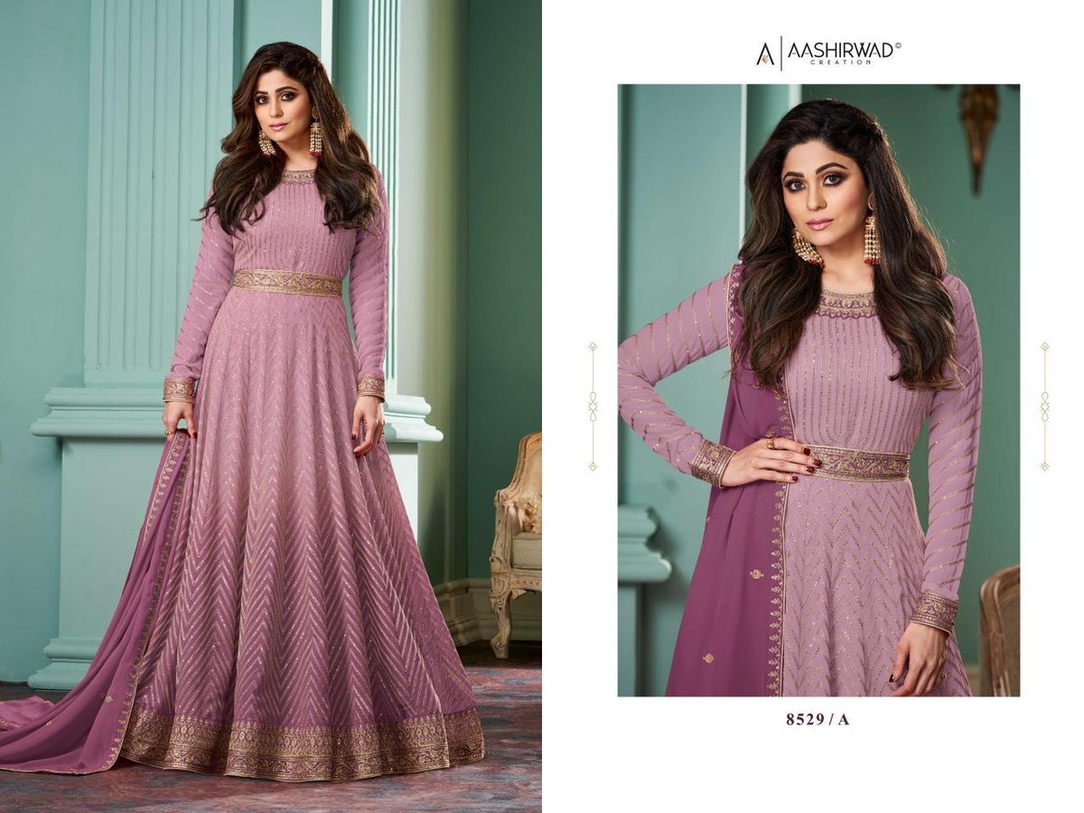 Aashirwad Creation Alizza 8529 Colors 1