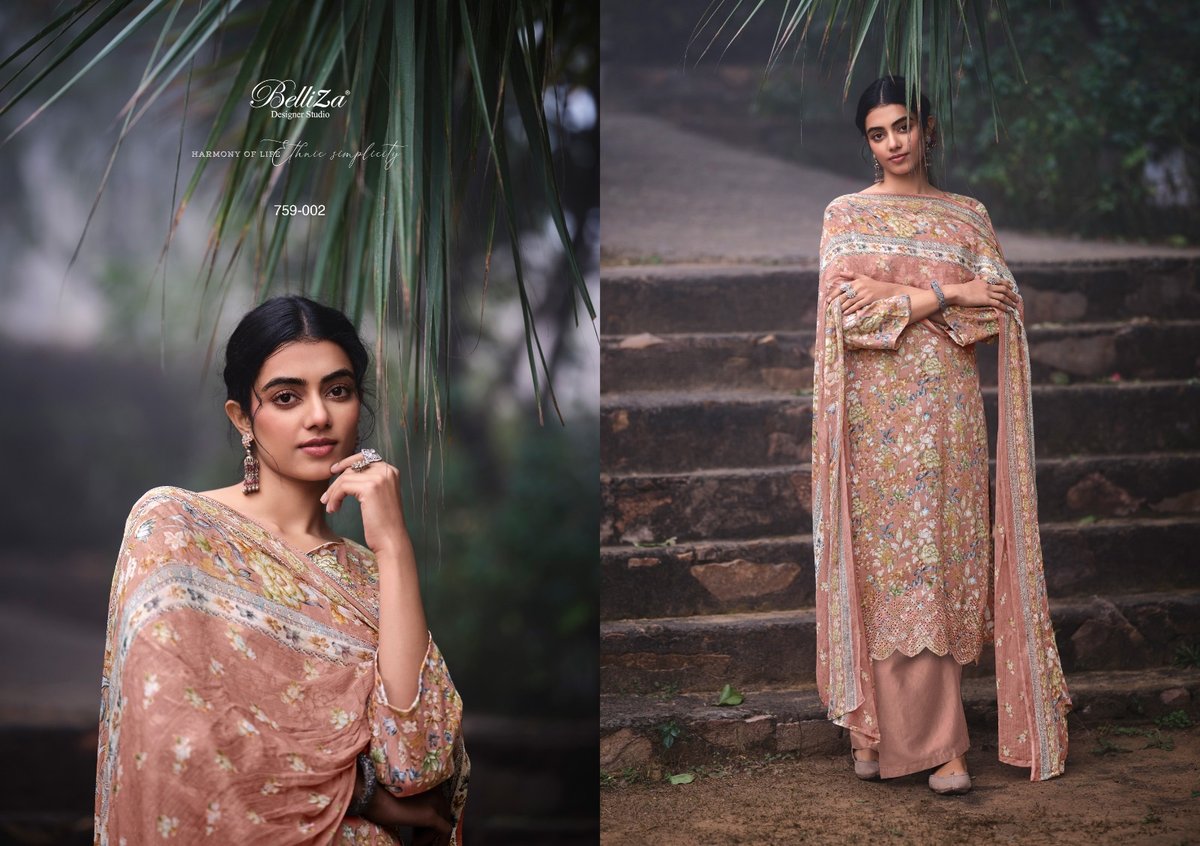Belliza Designer Seerat 759-001 to 759-010 Series 2
