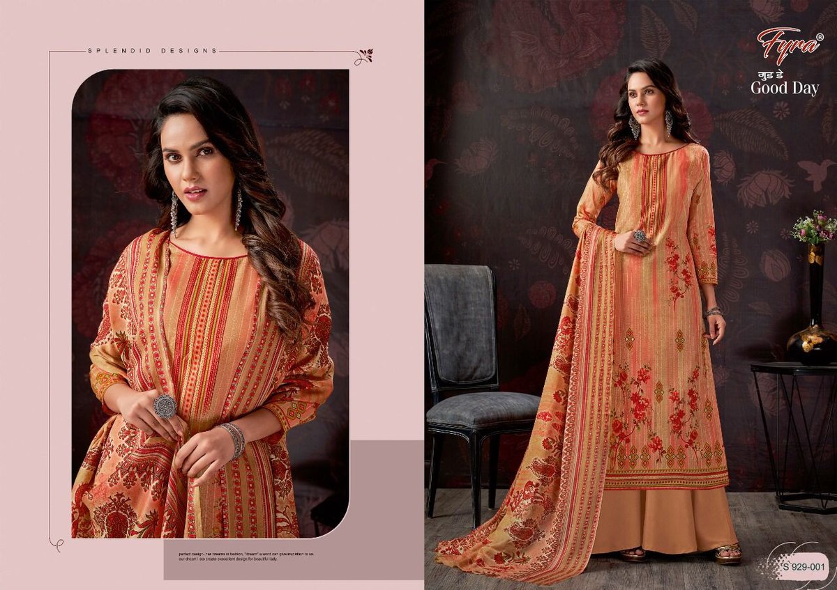 Alok Suit Fyra Good Day 929-001 to 929-010 Series 1