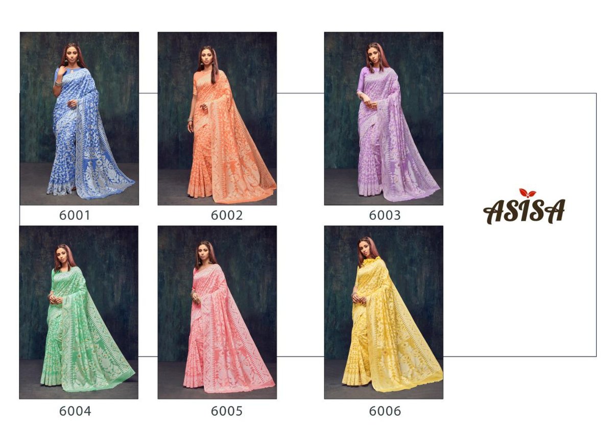 Asisa Saree Nayantara 6001-6006 Series 7