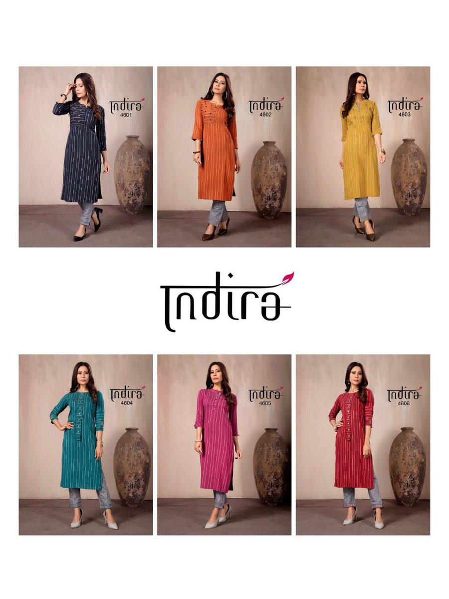 Indira Apparel In Line 4601-4606 Series 7