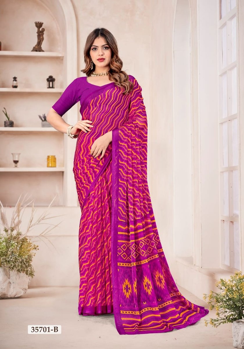 RUCHI SAREE STAR CHIFFON 167 35701-A TO 35703-D 2
