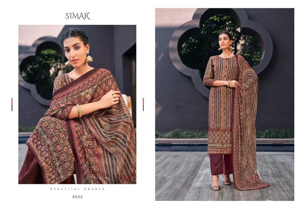 Glossy Simar Mahnoor 9549-9556 Series 7