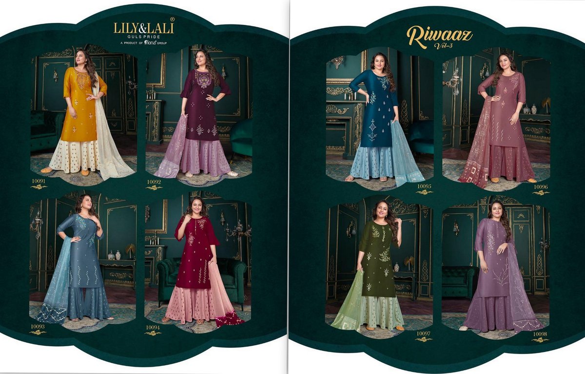 Lily And Lali Riwaaz Vol-3 10091-10098 Series 9