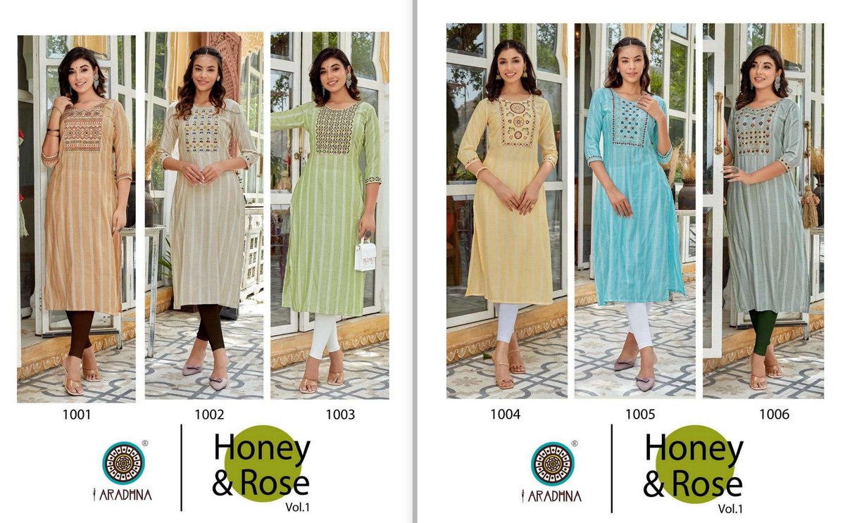 Aradhna Fashion Honey And Rose Vol-1 1001-1006 Series 7