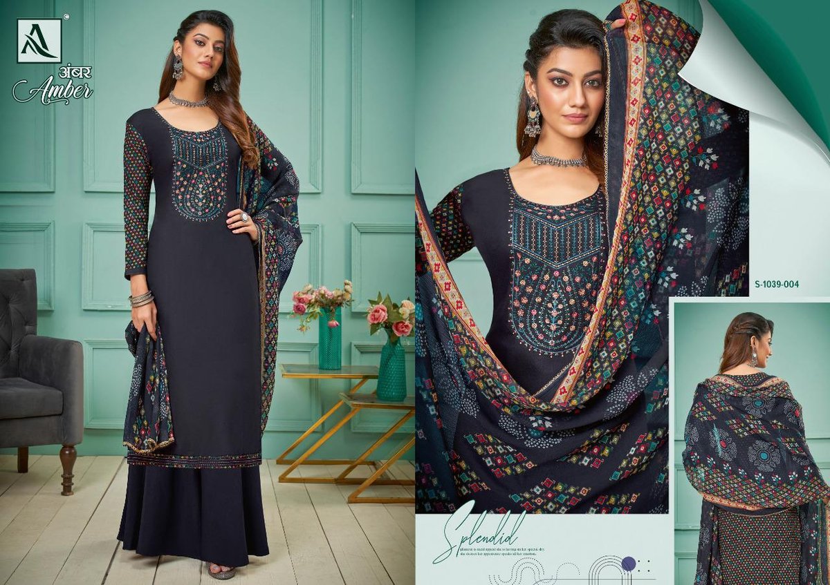 Alok Suits Amber 1039-001 to 1039-008 Series 4