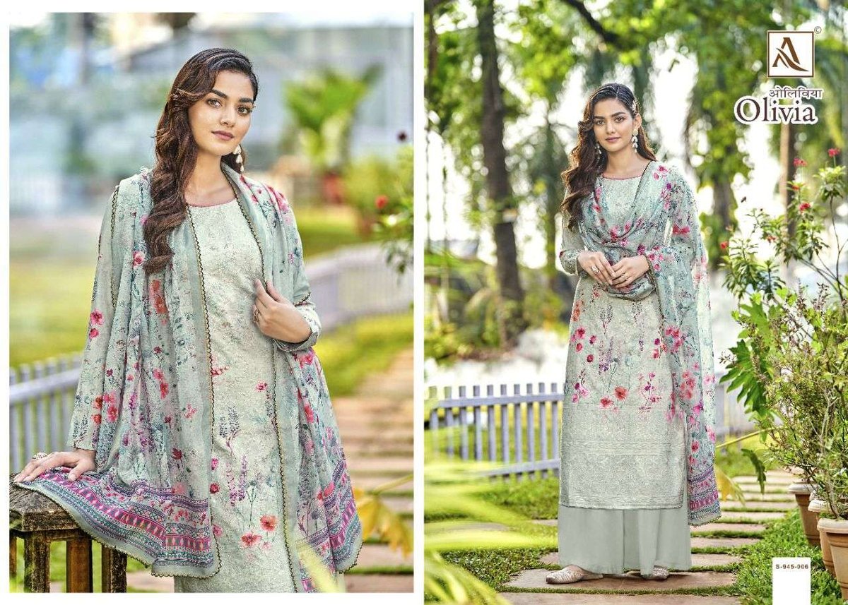 Alok Suit Olivia 945-001 to 945-008 Series 6