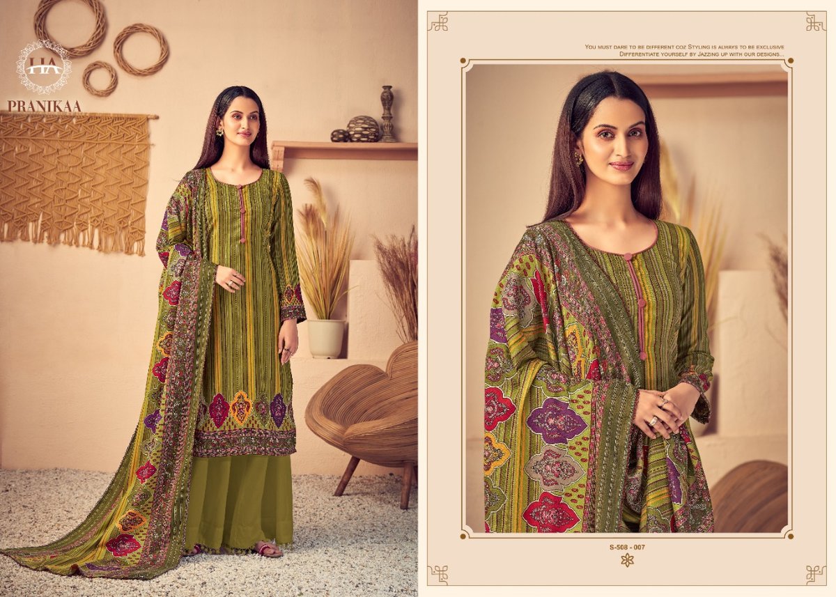 Harshit Fashion Pranikaa 508-001-508-010 Series 7