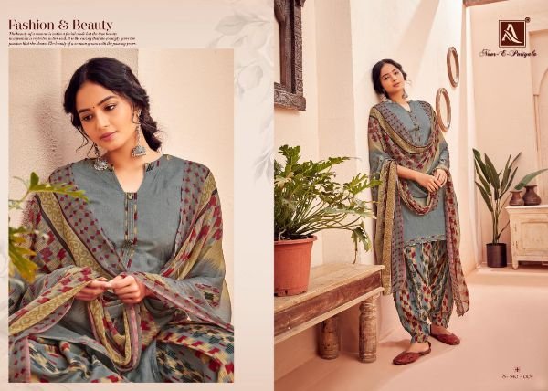 Alok Suits Noor e Patiyala 540-001 to 540-010 Series 9