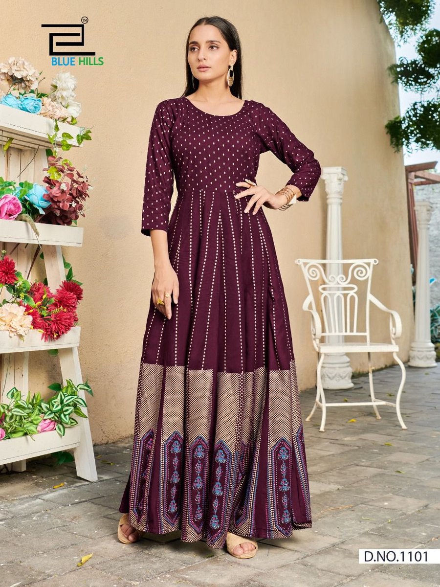 Blue Hills Poshak Vol-1 1101-1106 Series 1
