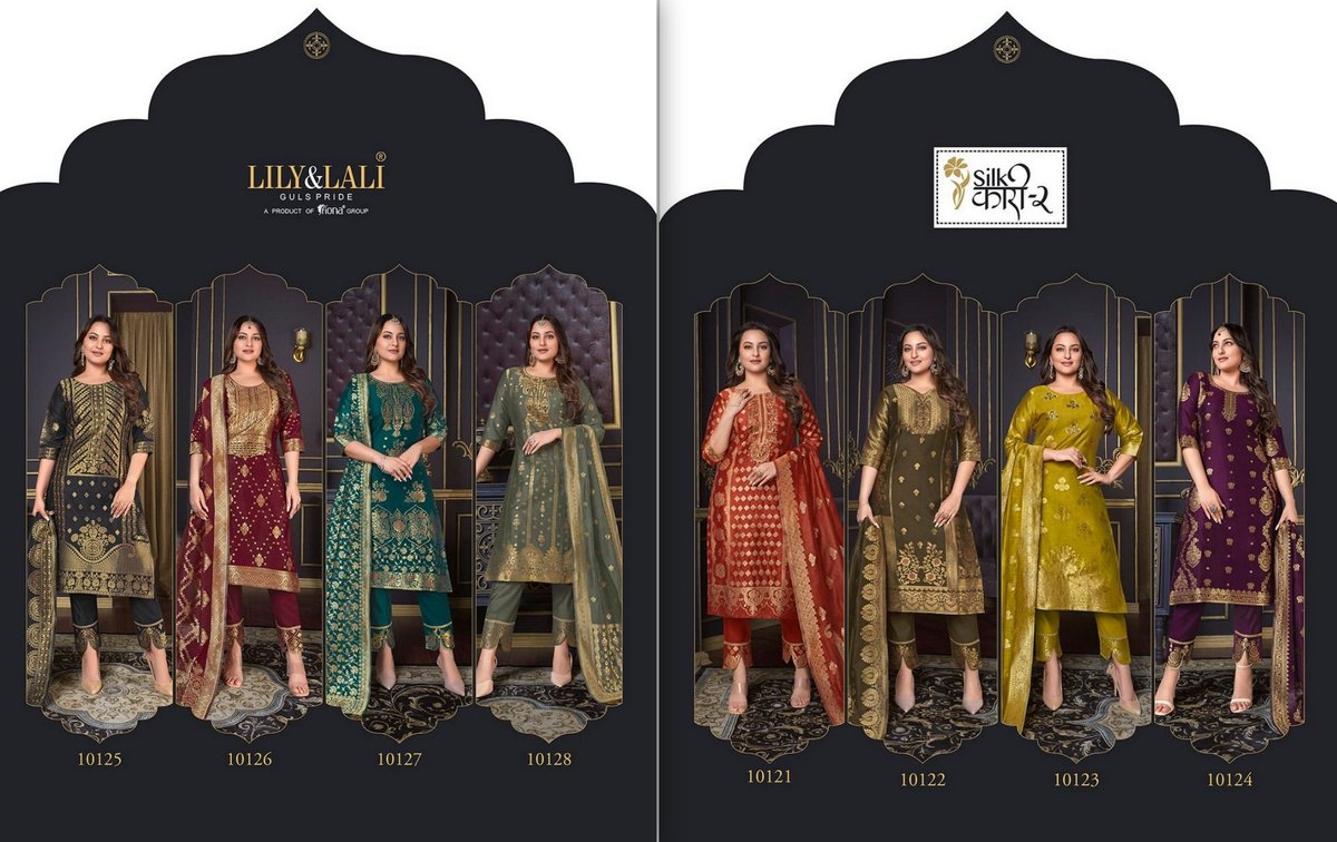 Lily And Lali Silk Kari Vol-2 10121-10128 Series 9