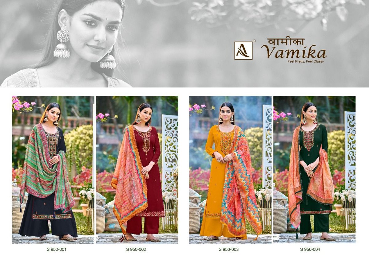 Alok Suit Vamika 950-001 to 950-004 Series 5