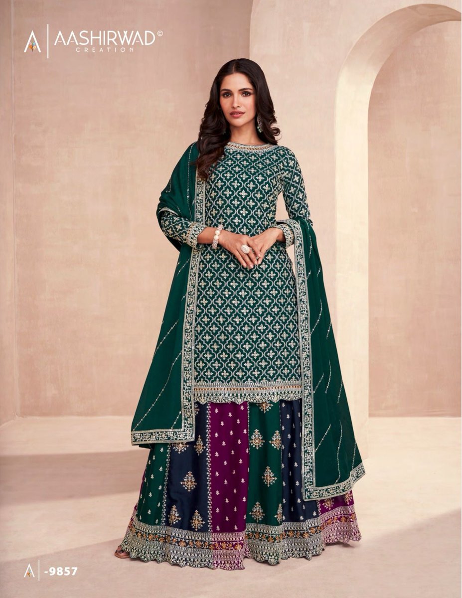 AASHIRWAD CREATION COLORS  DARK EDITION 9856-9858 2