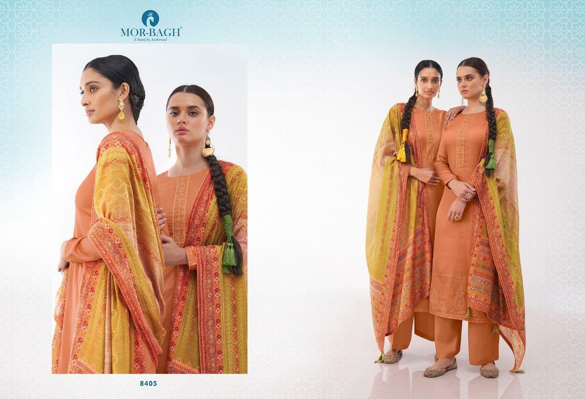 Aashirwad Creation Mor-Bagh Bandhan 8400-8405 Series 6