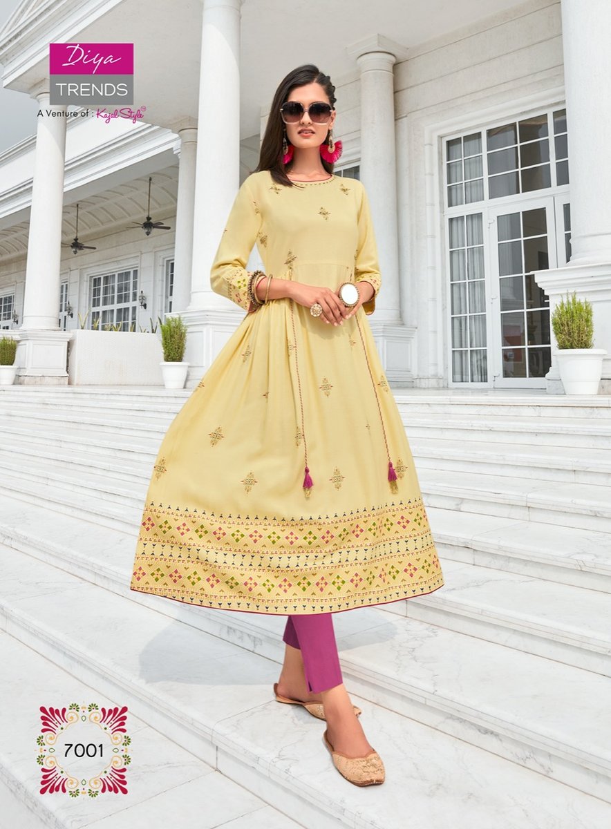 Diya Trendz Ethnic City Vol-7 7001-7010 Series 1