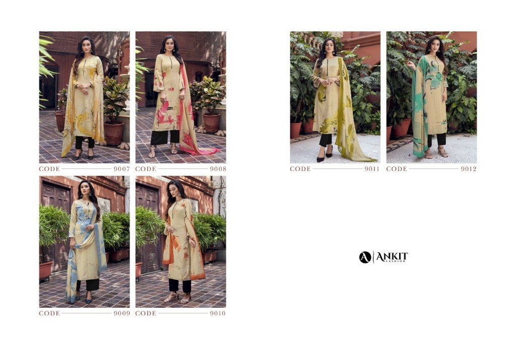 Ankit Fashion Abstract Flow 9007-9012 Series 7